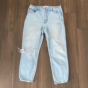 Abercrombie and Fitch “the mom” jeans